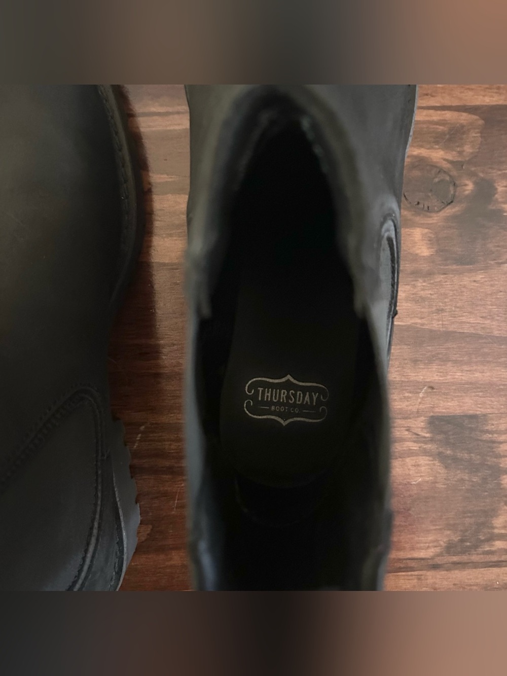 Thursday Everyday Legend Chelsea Boot in Black Matte Size 9 - Picture 8 of 13